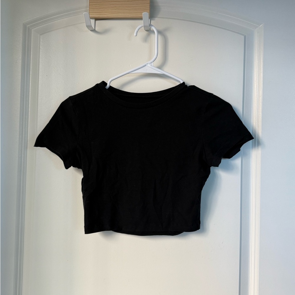 Wild Fable Black Crop Top
